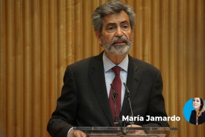 El presidente del Tribunal Supremo y del CGPJ, Carlos Lesmes.