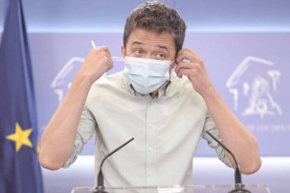 Errejón en el Congreso.
