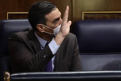 Pedro Sánchez en el Congreso de los Diputados