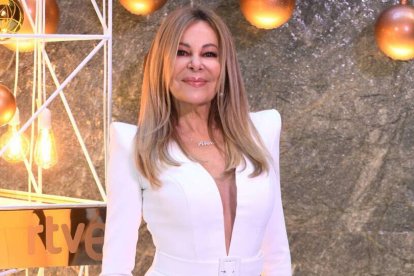 Ana Obregón volvió a sacar fuerzas de flaqueza en la presentación de la programación de Navidad de TVE.