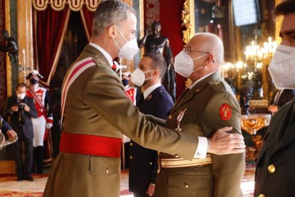 Felipe VI en el Salón del Trono del Palacio Real