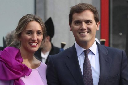 Beatriz Tajuelo y Albert Rivera cuando estaban juntos.