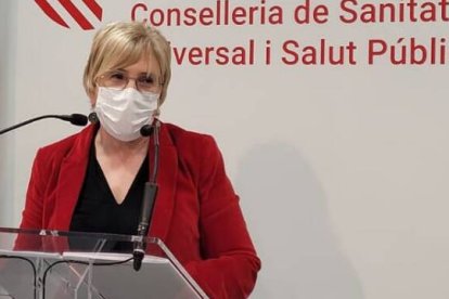 Ana Barceló, consellera de Sanidad y Salud Pública