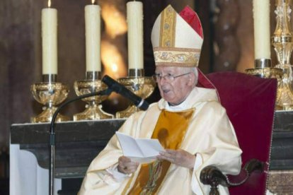 El cardenal Antonio Cañizares