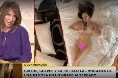 María Patiño desvela una de las fotos íntimas de Rosalía (Mediaset)