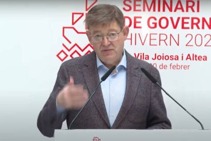 Ximo Puig, presidente de la Generalitat Valenciana