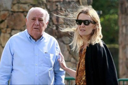 Amancio Ortega y Marta Ortega