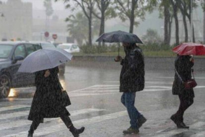 La provincia de Alicante está recibiendo ´más agua de lluvia que ningún otro territorio de España