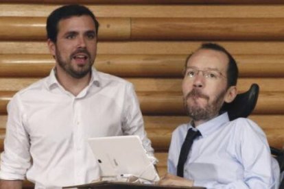 Alberto Garzón y Pablo Echenique