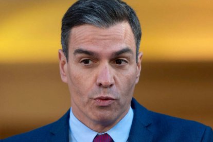 El presidente del Gobierno, Pedro Sánchez