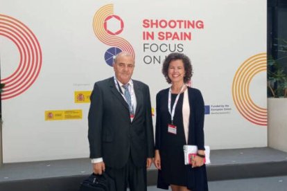 Antonio Rodes, director General de Sociedad Proyectos Temáticos y Mayte Vañó, Directora de Marketing y Comunicación de Ciudad de la Luz