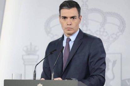 El presidente del Gobierno, Pedro Sánchez