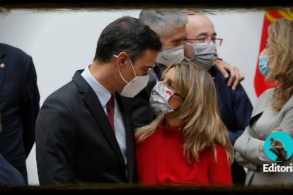 Pedro Sánchez y Yolanda Díaz