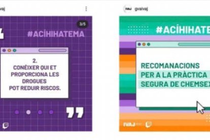 Campaña del IVAJ promoviendo el chemsex