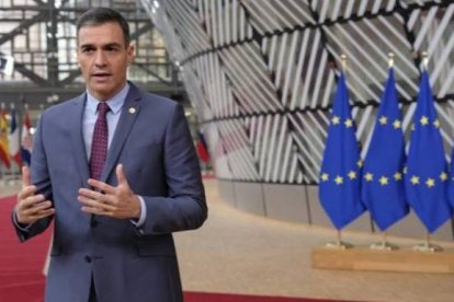 Pedro Sánchez en Bruselas.