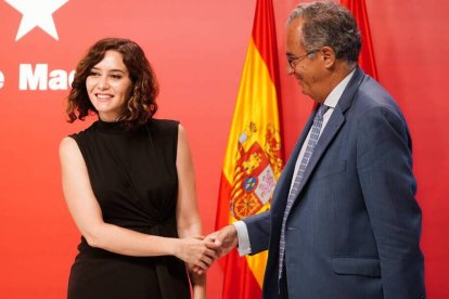 Isabel Díaz Ayuso y Enrique Ossorio