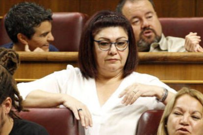 La ex diputada de Podemos Meri Pita, ahora en el grupo mixto