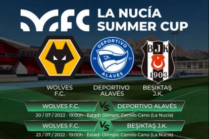 “La Nucía Summer Cup” del 20 al 26 de julio en el Estadi Olímpic Camilo Cano