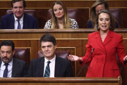 Cuca Gamarra en el Congreso de los Diputados