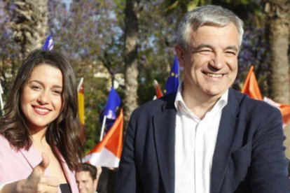 Inés Arrimadas y Luis Garicano