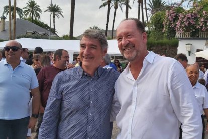 Pepe Vegara y Emilio Bascuñana