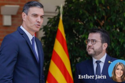 Pedro Sánchez y Pere Aragonés