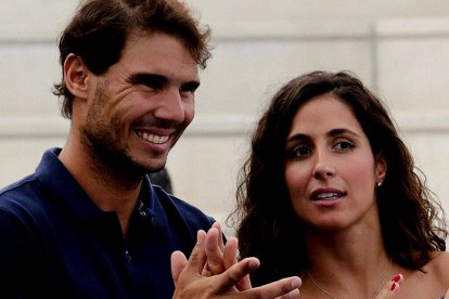 Rafa Nadal y Mery Perelló.