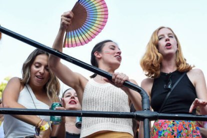 Irene Montero en el pasado orgullo LGTB de Madrid