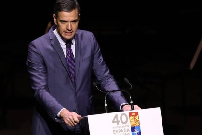 El presidente del Gobierno, Pedro Sánchez