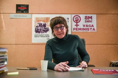 La portavoz de Unidas Podemos en Las Cortes, Pilar Lima.