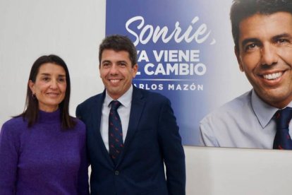 Carlos Mazón con Ruth Merino