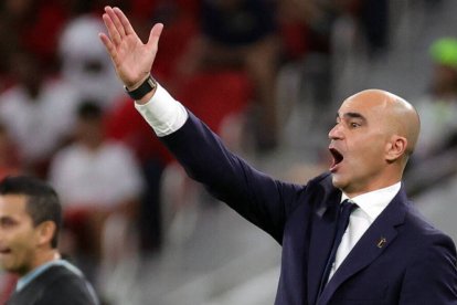 Roberto Martínez, al frente de la selección belga en el reciente Mundial de Catar.