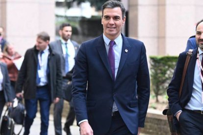 Pedro Sánchez en Bruselas