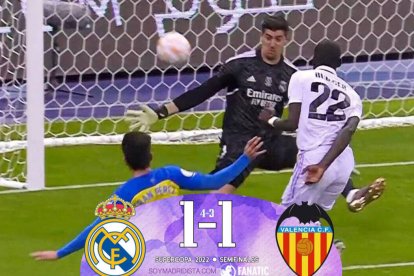 Real Madrid-Valencia, Courtois, Supercopa