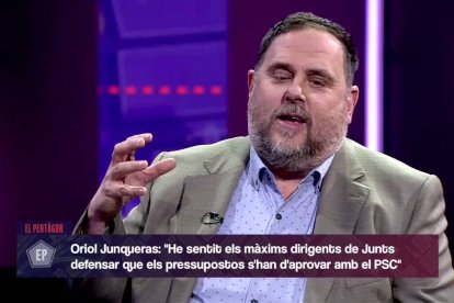 Junqueras, este miercoles en 8TV.