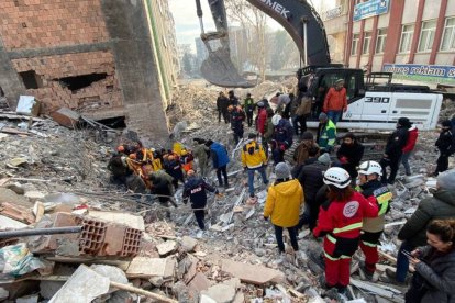 Los bomberos de Alicante en Turquía.