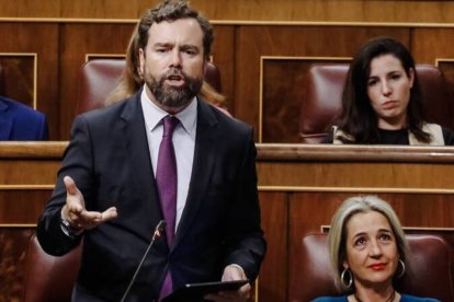 El portavoz del Grupo Parlamentario Vox, Iván Espinosa de los Monteros