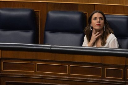 La ministra de Igualdad, Irene Montero