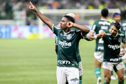 Endrick, con la camiseta de Palmeiras, en una fotografía reciente.