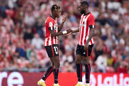 Los hermanos Williams, con la camiseta del Athletic Club.