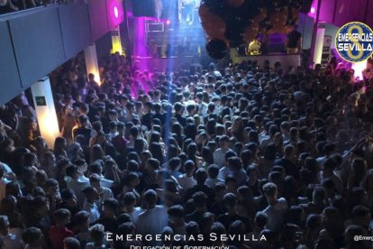 Interior de la discoteca donde se produjeron los hechos