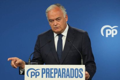 El vicesecretario de Comunicación del PP. Esteban González Pons