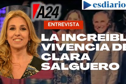 La estrella televisiva en Argentina Clara Salguero, periodista en A24 y América TV