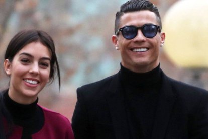 Georgina Rodríguez y Cristiano Ronaldo.