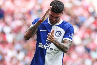 Rodrigo de Paul, en un partido de la recién terminada temporada.