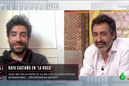 Rafa Castaño y Juan del Val en "La Roca"