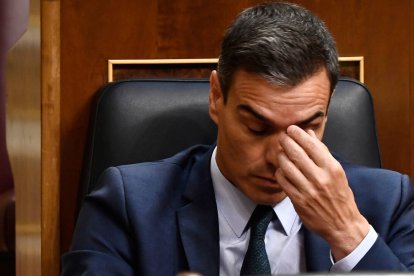 Pedro Sánchez en el Congreso de los Diputados