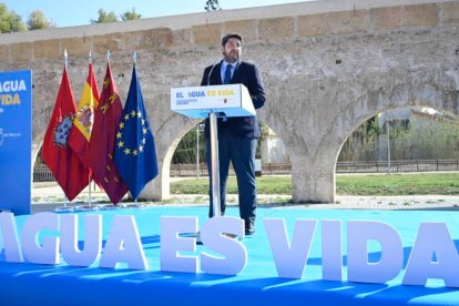 Fernando López Miras en el Día Mundial del Agua