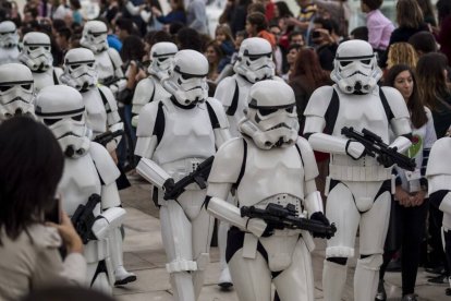 Desfile de soldados imperiales por la Ciudad de las Artes y las Ciencias este verano - EUROPA PRESS