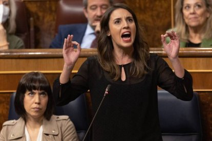 La ministra de Igualdad, Irene Montero